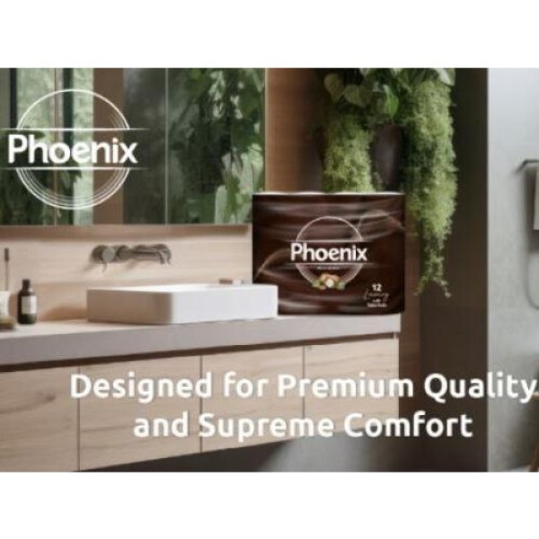 Paket 60 gulungan - Kertas toilet beraroma shea butter berlapis tiga